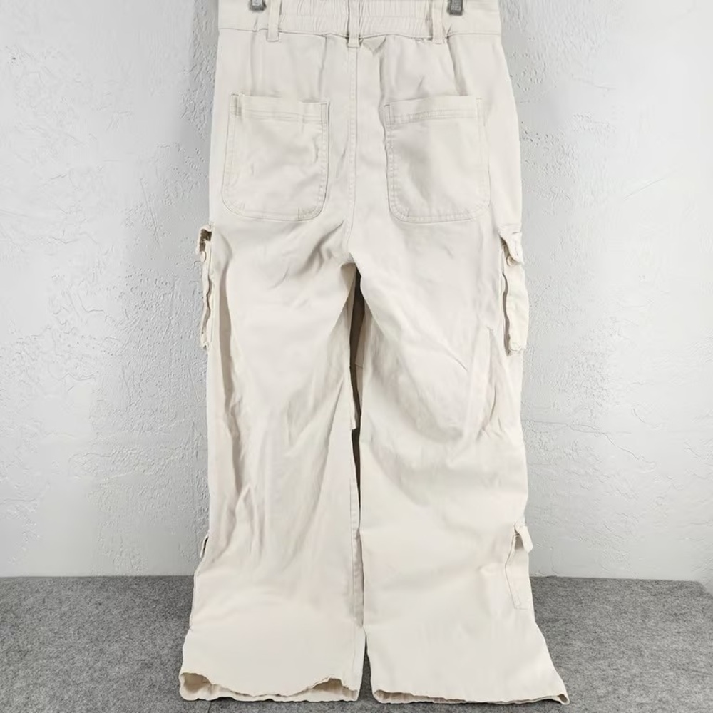 Men's Cargo Pants in Cream - Comfortable Workwear